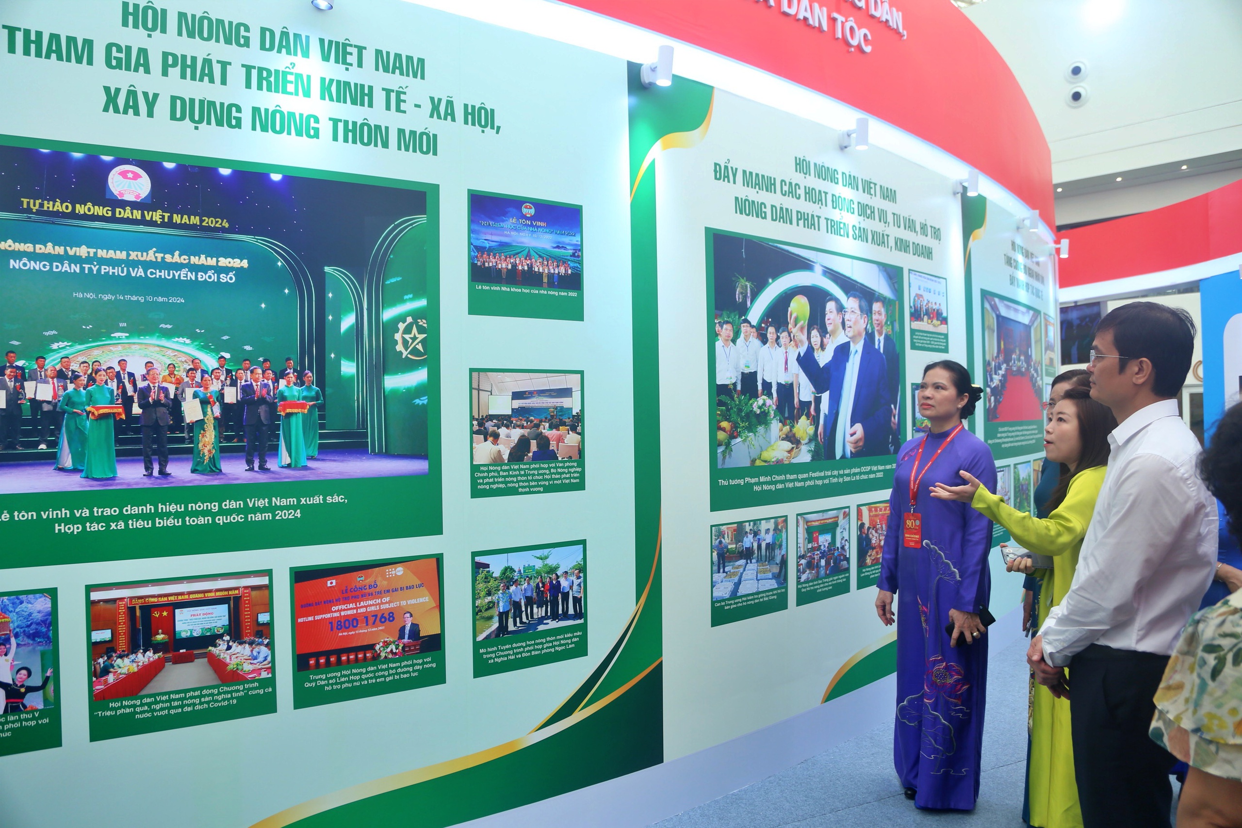 Mặt trận Tổ quốc Việt Nam 'kiến tạo, phát triển' tại Triển lãm thành tựu đất nước - Ảnh 9.