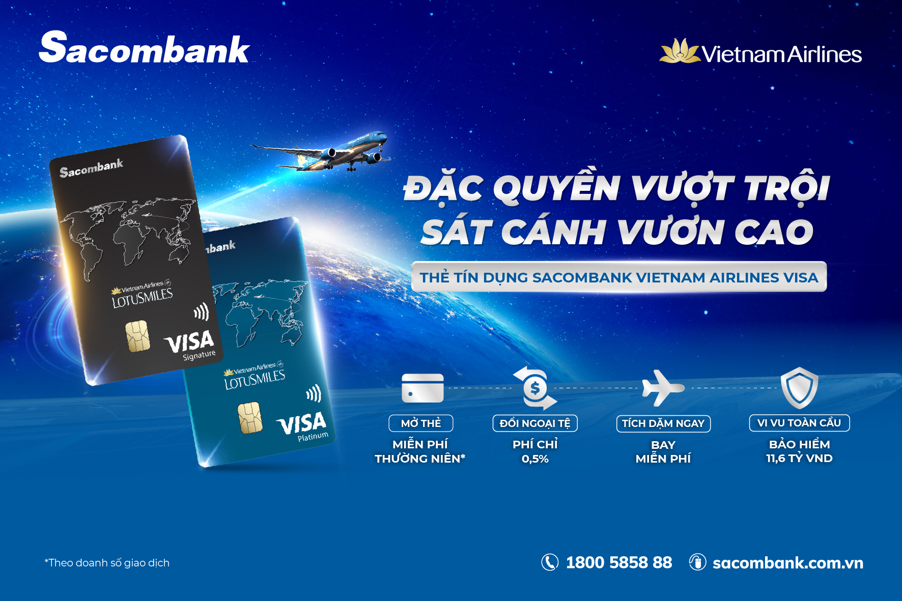 Nâng tầm trải nghiệm cùng thẻ Sacombank Vietnam Airlines Visa- Ảnh 2.