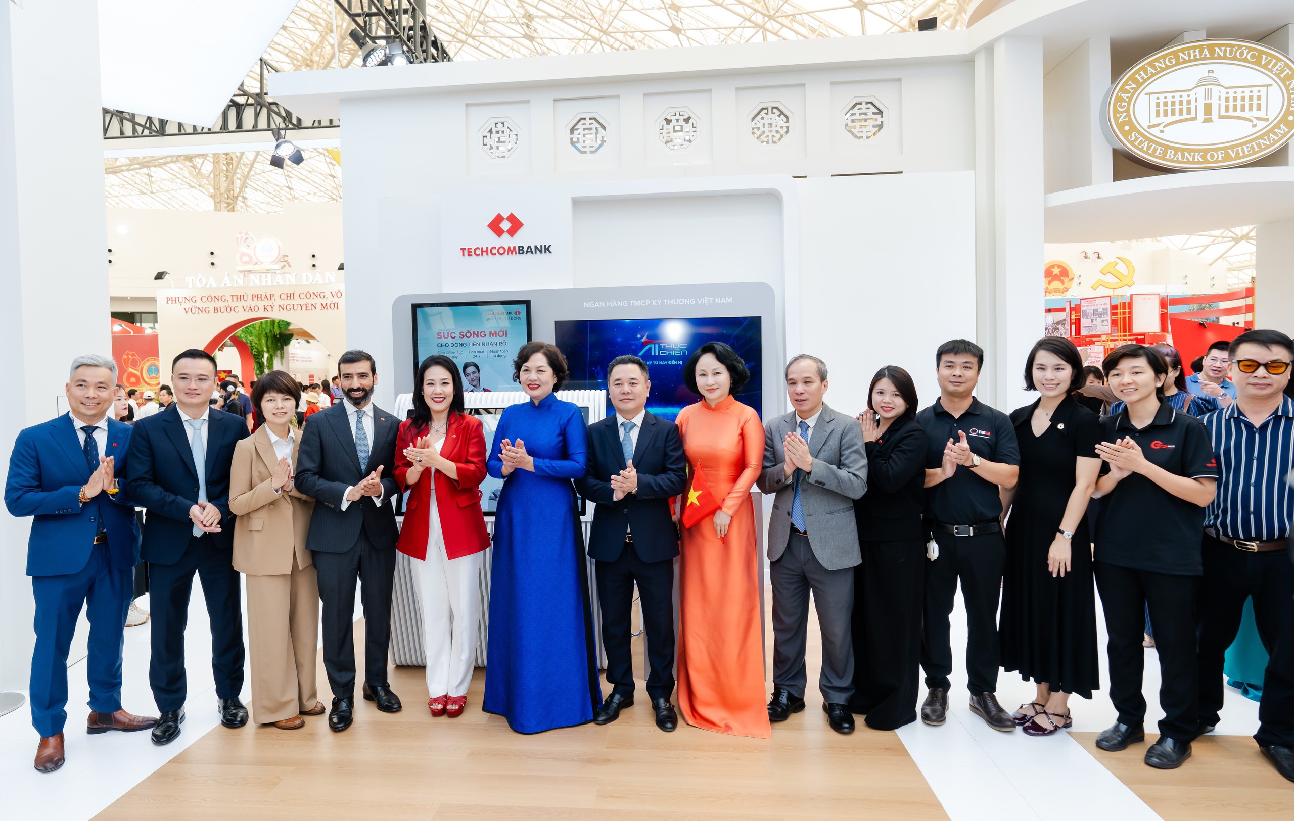Triển lãm Thành tựu Đất nước 80 năm: Techcombank kết nối công nghệ và chuẩn sống mới- Ảnh 1.
