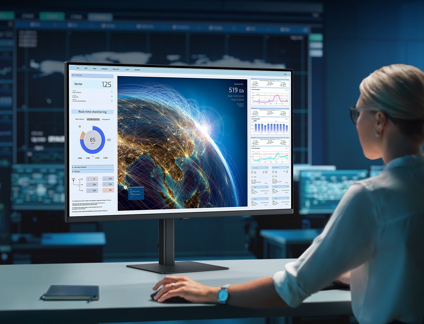 Samsung trình làng màn hình 37 inch đầu tiên trên thế giới - Ảnh 1.