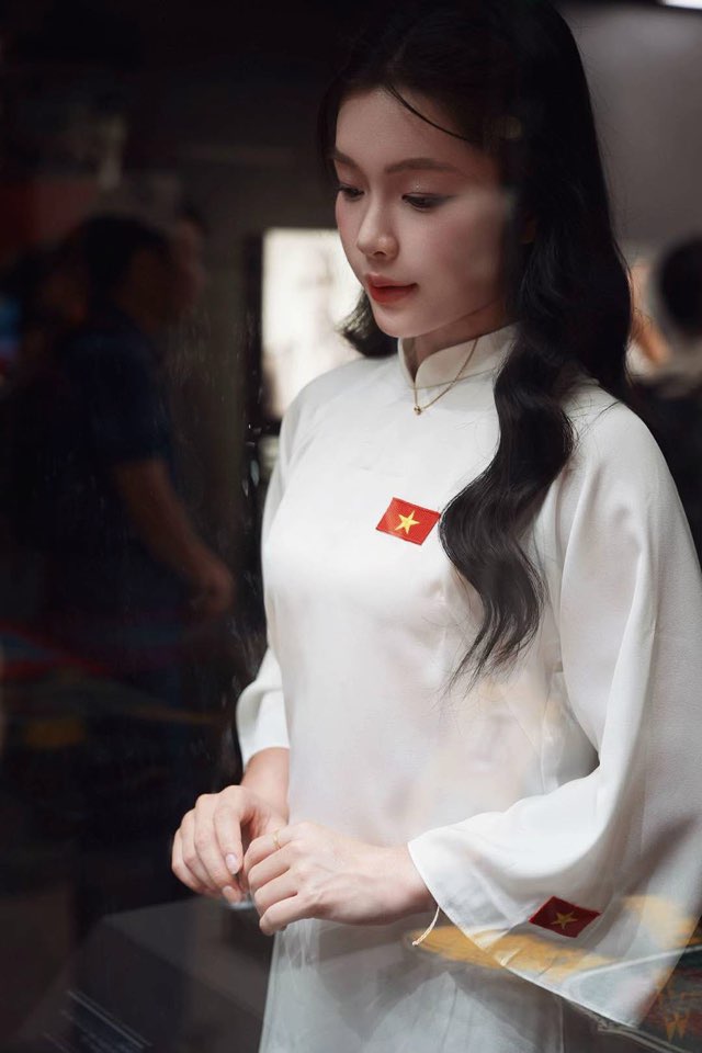 ‘Hot girl’ bóng chuyền Hà Kiều Vy gây thương nhớ với bộ ảnh mừng Quốc khánh - Ảnh 1. ‘Hot girl’ bóng chuyền Hà Kiều Vy gây thương nhớ với bộ ảnh mừng Quốc khánh - Ảnh 1.