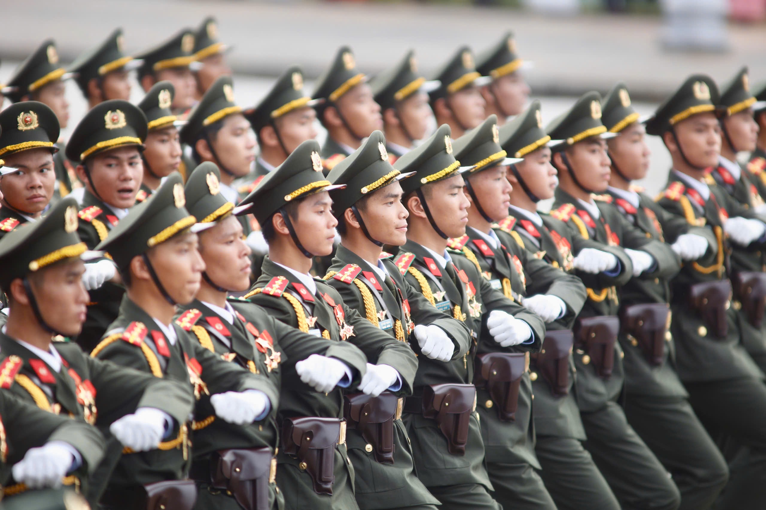 Dàn khí tài đặc biệt của Công an nhân dân trong lễ diễu binh kỷ niệm 80 năm Cách mạng - Ảnh 14. Dàn khí tài đặc biệt của Công an nhân dân trong lễ diễu binh kỷ niệm 80 năm Cách mạng - Ảnh 14.