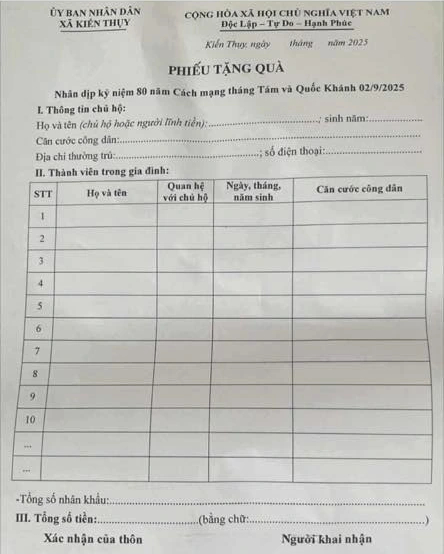 Hôm nay 31.8, bắt đầu chi trả 100.000 đồng quà tặng Quốc khánh- Ảnh 1. Hôm nay 31.8, bắt đầu chi trả 100.000 đồng quà tặng Quốc khánh- Ảnh 1.
