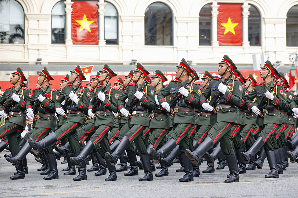 Tổng duyệt lễ diễu binh mừng 80 năm Quốc khánh 2 . 9 Tại Hà Nội - Ảnh 13.