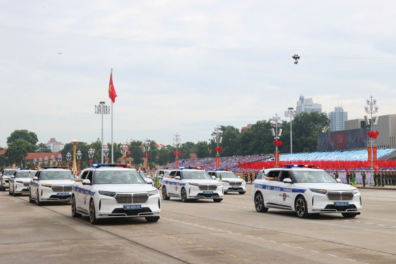 Dàn khí tài đặc biệt của Công an nhân dân trong lễ diễu binh kỷ niệm 80 năm Cách mạng - Ảnh 1. Dàn khí tài đặc biệt của Công an nhân dân trong lễ diễu binh kỷ niệm 80 năm Cách mạng - Ảnh 1.
