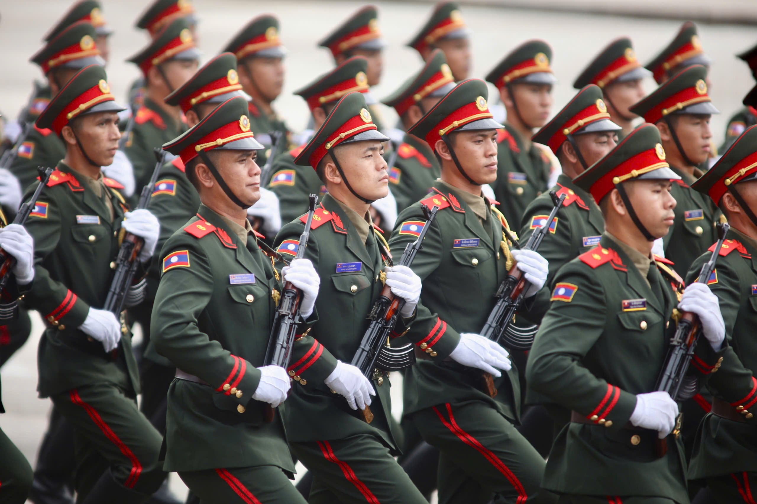Quân đội nước ngoài trong lễ diễu binh A80 - Ảnh 7.
