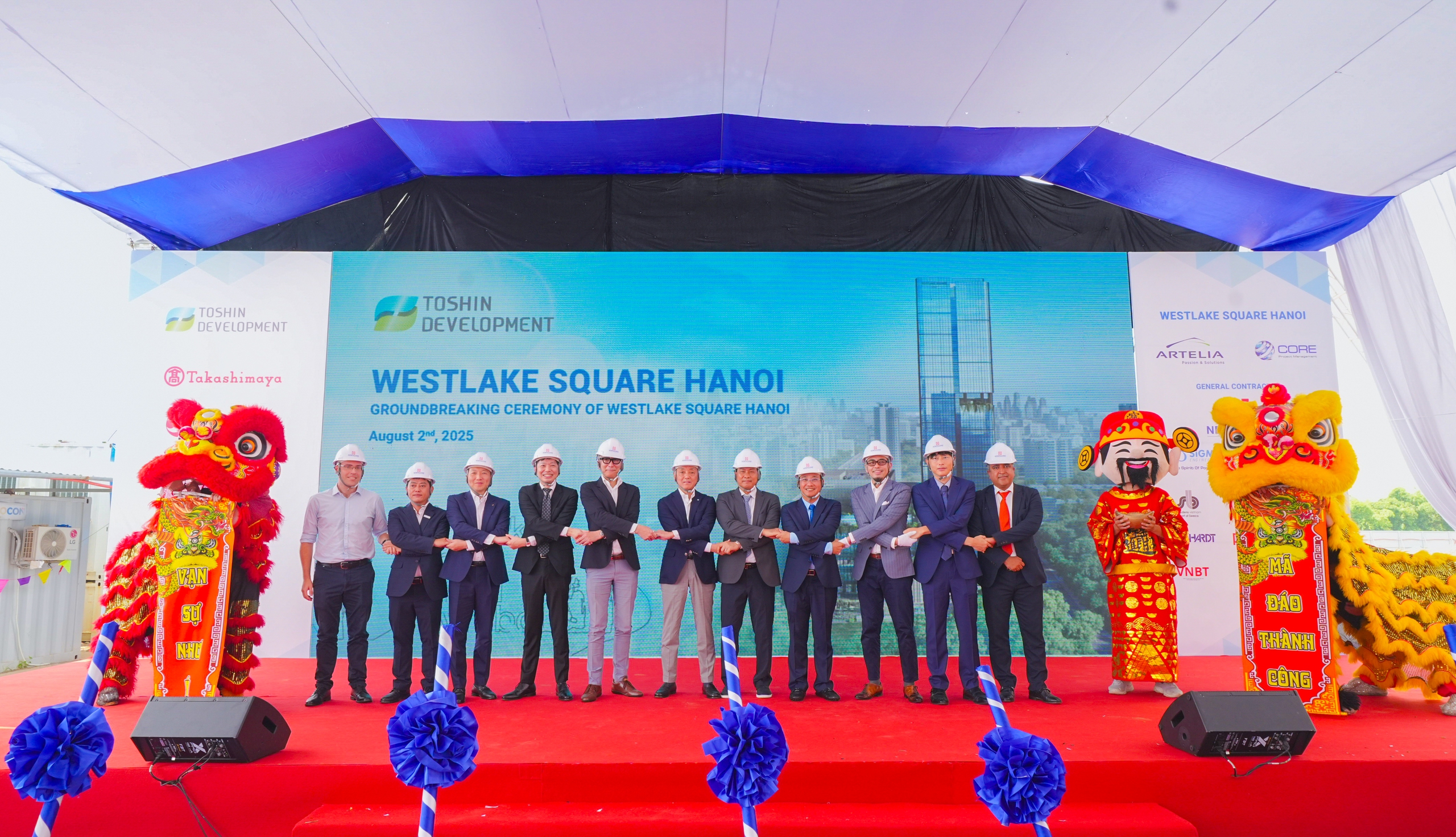 Toshin Development khởi công Westlake Square Hanoi: Dấu mốc mới cho bán lẻ cao cấp Hà Nội- Ảnh 1.