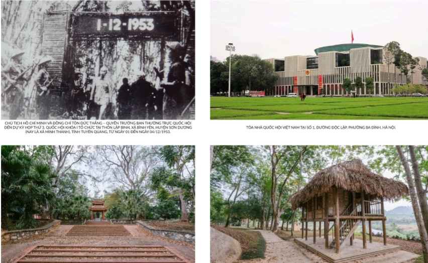 Tan Trao Ulusal Kongresi'nin 80. yıl dönümünü kutlamak için Tuyen Quang'da eşsiz kültürel sergi alanı - Fotoğraf 3. Không gian trưng bày văn hóa đặc sắc tại Tuyên Quang kỷ niệm 80 năm Quốc dân Đại hội Tân Trào - Ảnh 3.
