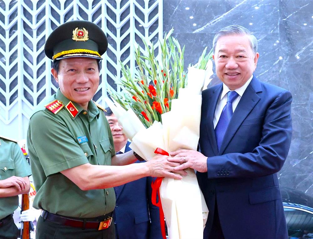 Tổng Bí thư Tô Lâm gặp mặt các điển hình tiên tiến Công an nhân dân - Ảnh 2.