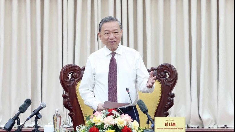 Tổng Bí thư Tô Lâm yêu cầu Quân đoàn 12 ' tinh , gọn , mạnh ' cho quân đội - Ảnh 2.