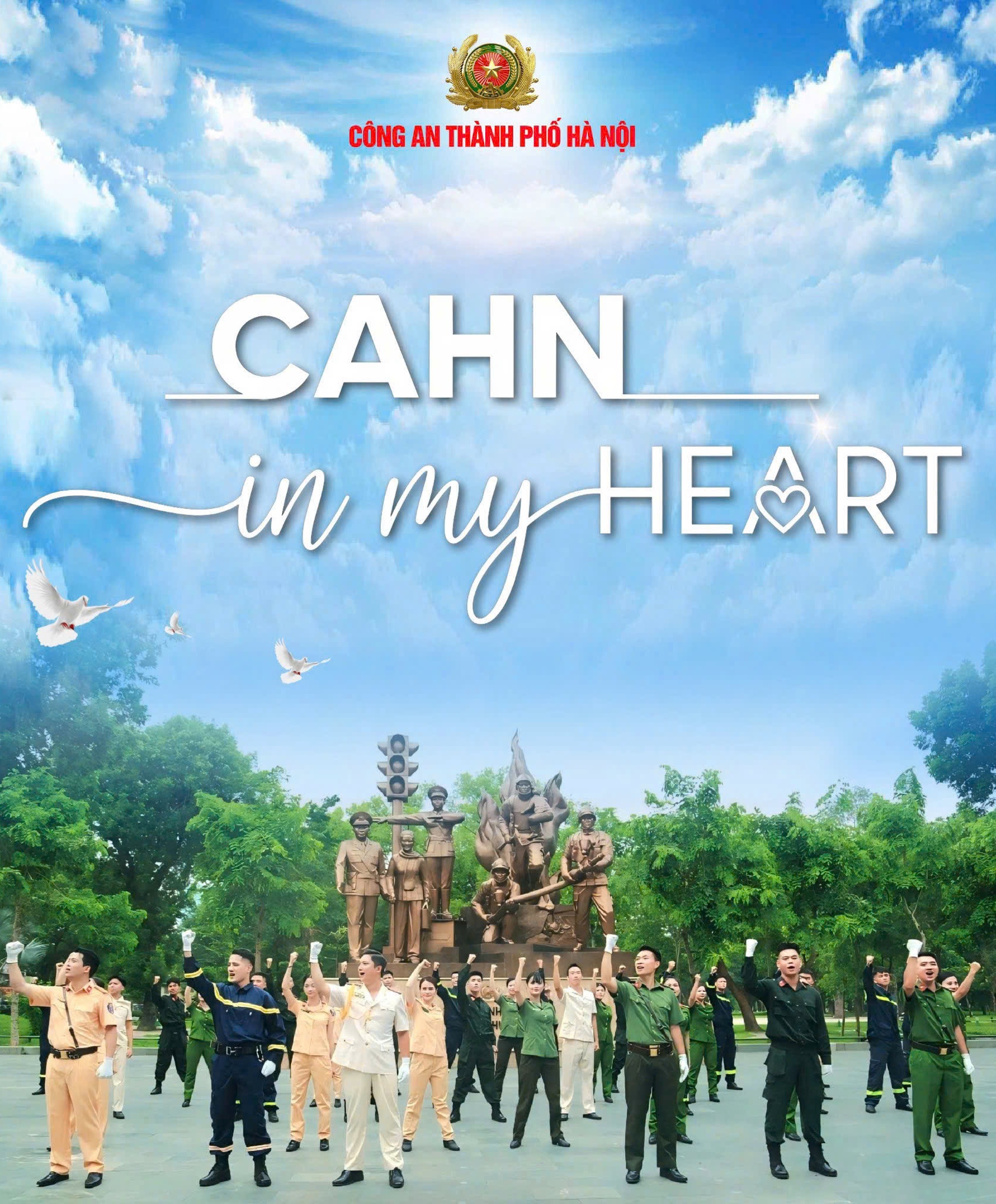 Ra mắt MV 'Công an Hà Nội trong trái tim tôi - CAHN in my heart' - Ảnh 1.