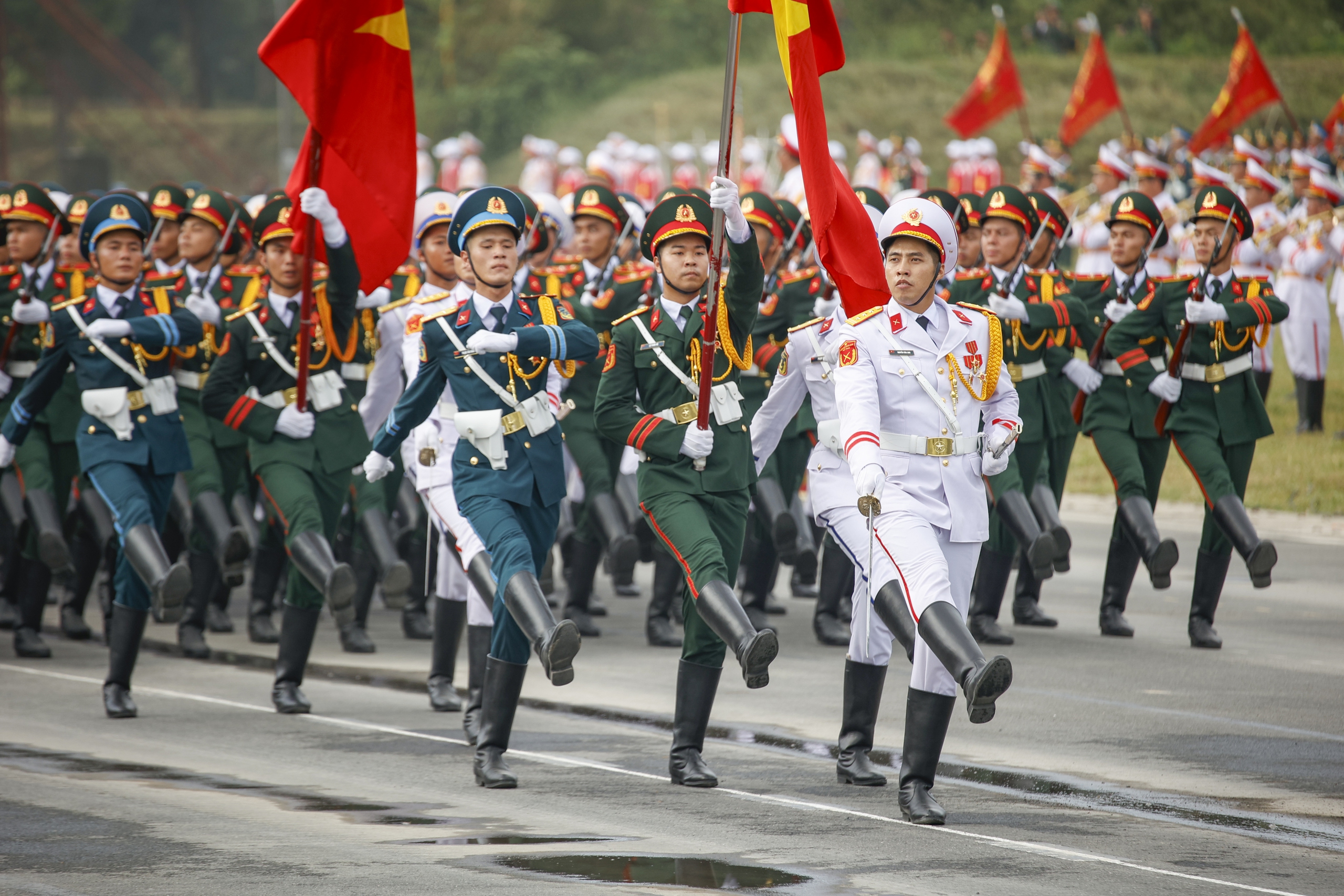 Kỵ binh xuất hiện tại buổi hợp luyện nhiệm vụ diễu binh A80- Ảnh 2. Kỵ binh xuất hiện tại buổi hợp luyện nhiệm vụ diễu binh A80- Ảnh 2.