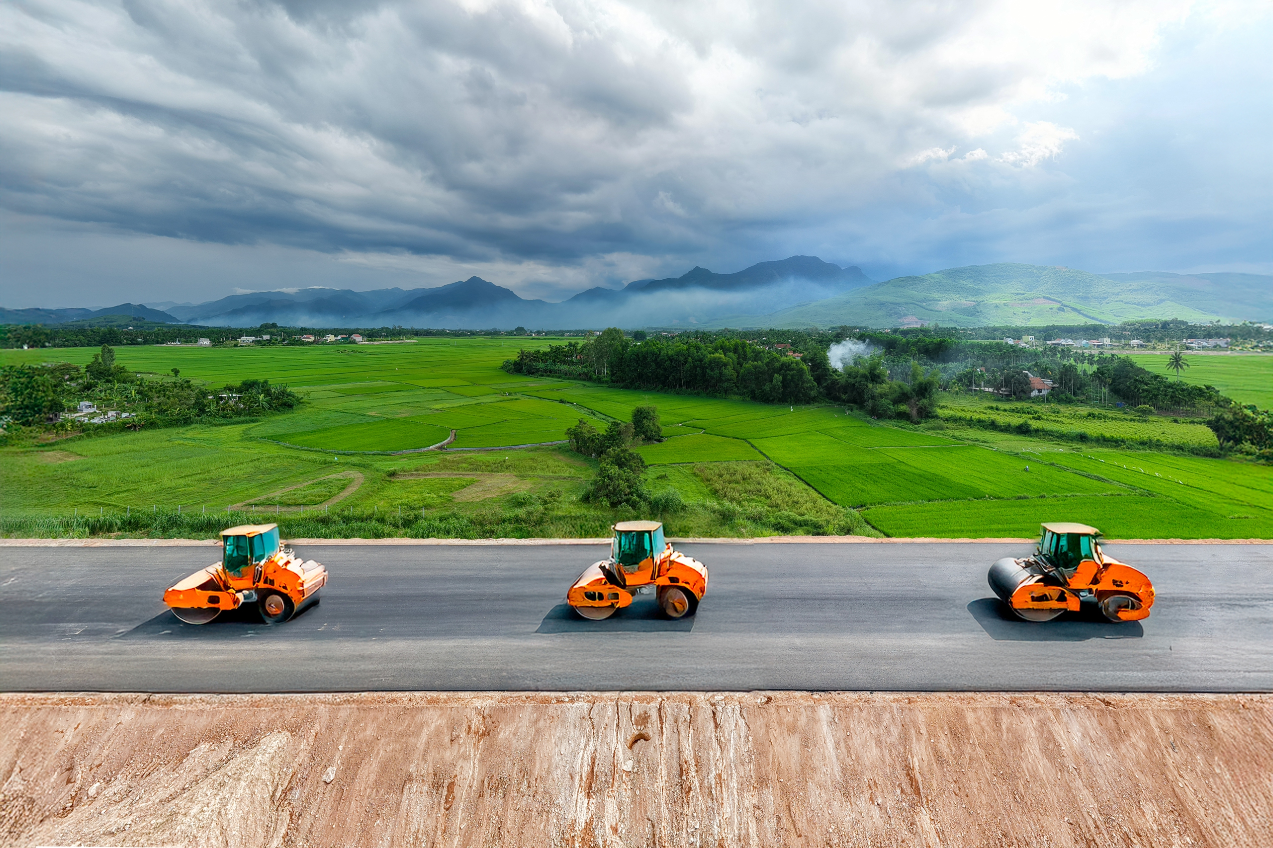 Hình hài cao tốc Quảng Ngãi - Hoài Nhơn, sau hơn 2 năm thi công - Ảnh 7.