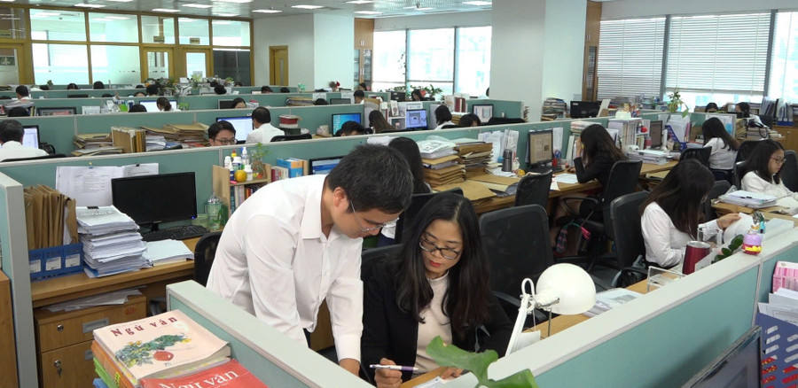 Nhà xuất bản Giáo dục Việt Nam sẵn sàng sách giáo khoa phục vụ năm học mới  - Ảnh 3.