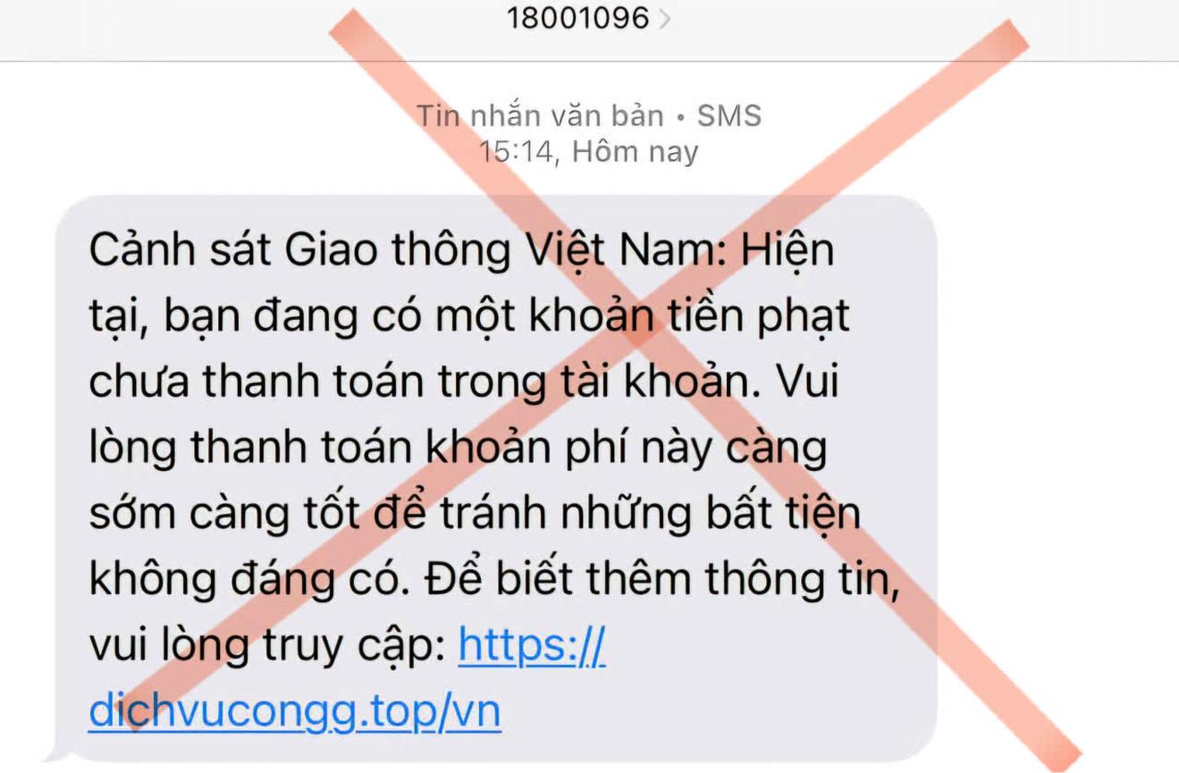 Cảnh giác với trò lừa đảo phạt nguội 100.000 đồng- Ảnh 1. Cảnh giác với trò lừa đảo phạt nguội 100.000 đồng- Ảnh 1.
