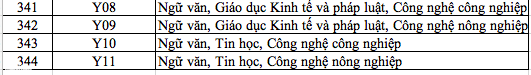Danh sách 344 tổ hợp môn xét tuyển đại học, cao đẳng năm 2025 - Ảnh 10.