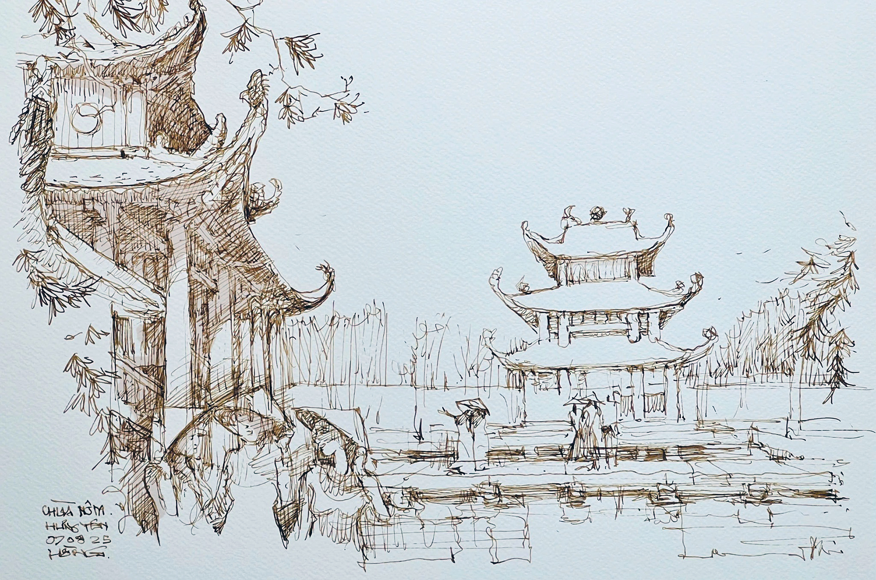 Ngôi chùa hơn 300 tuổi và cổng tam quan lớn nhất Việt Nam - Ảnh 8. Ngôi chùa hơn 300 tuổi và cổng tam quan lớn nhất Việt Nam - Ảnh 8.