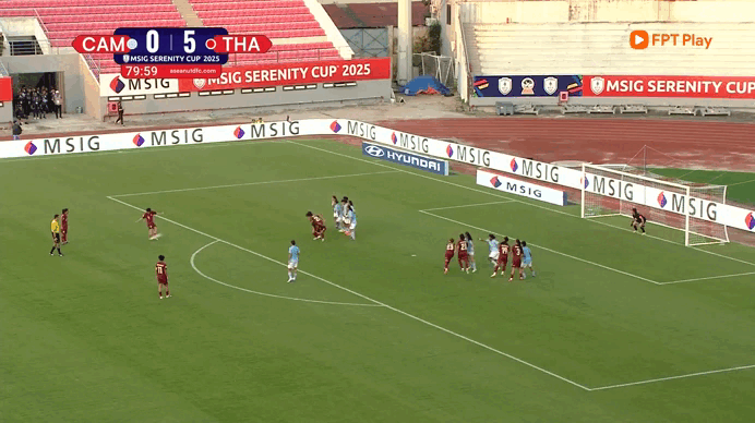 AFF Cup nữ: Thái Lan thắng cực đậm Campuchia, dẫn đầu bảng A - Ảnh 2.