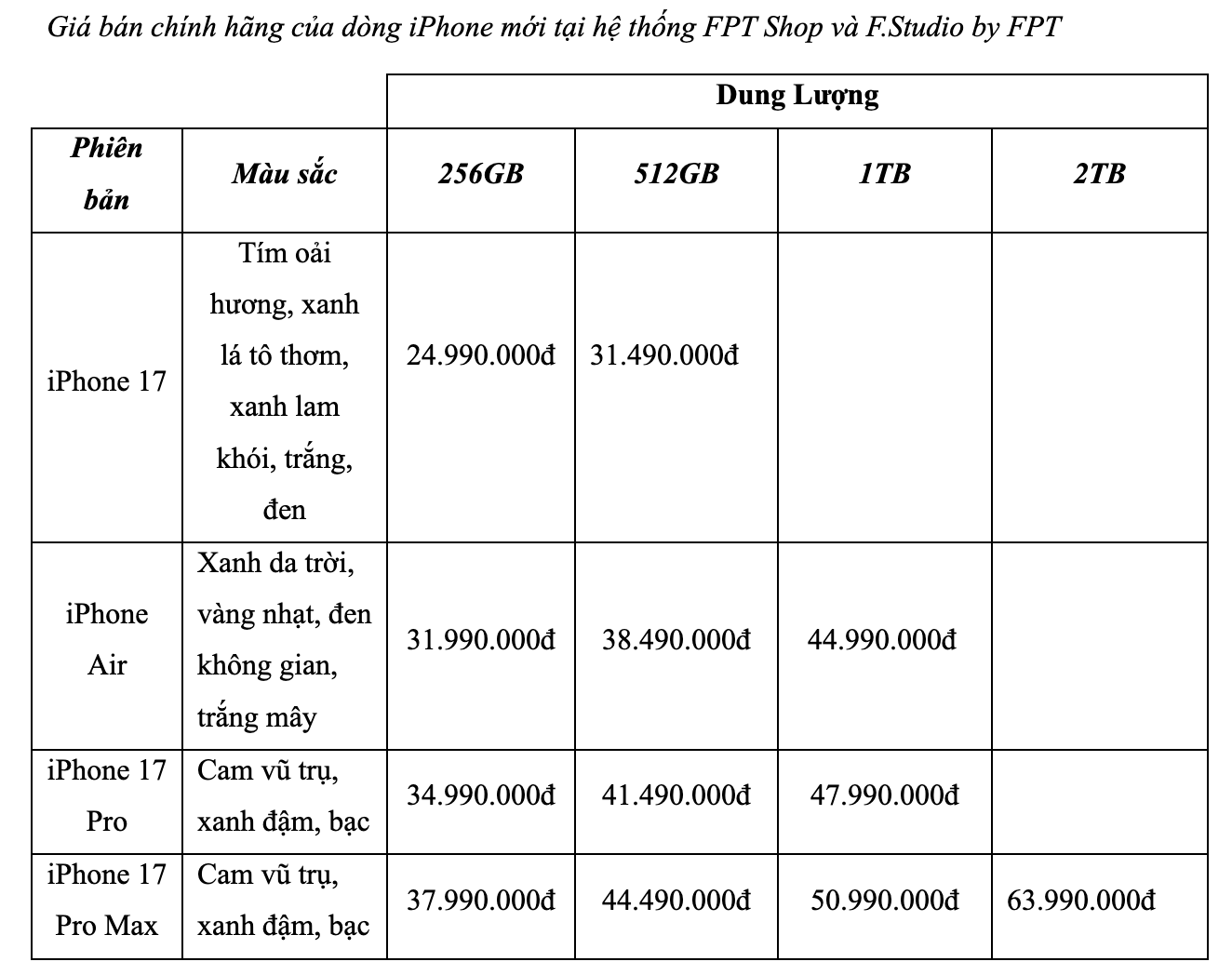 IPhone 17 chính thức ra mắt tại Việt Nam với giá từ 24 , 99 triệu đồng - Ảnh 1. IPhone 17 chính thức ra mắt tại Việt Nam với giá từ 24 , 99 triệu đồng - Ảnh 1.