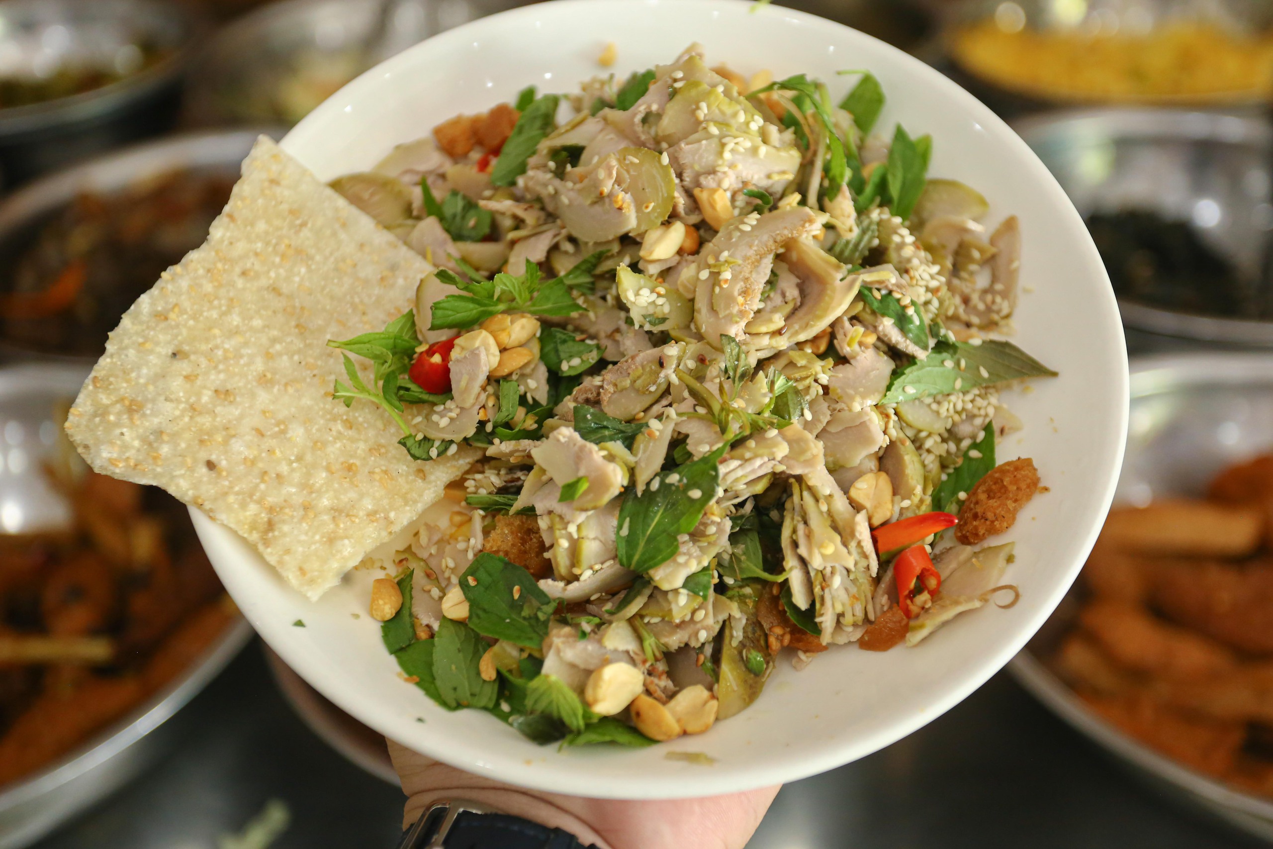 Uniek vegetarisch eten - Foto 2. Độc đáo chay bình dân- Ảnh 2.