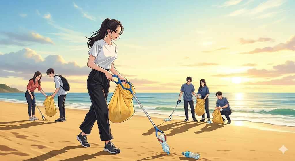 Những điều nhặt được bên bờ biển - Truyện ngắn dự thi của Nếp Lam - Ảnh 1.