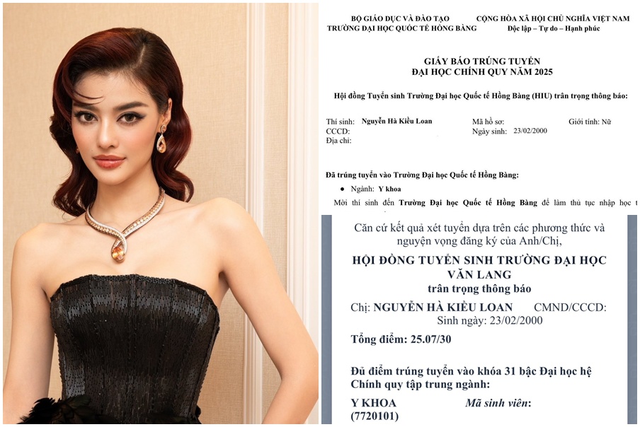 Á hậu Kiều Loan trúng tuyển ngành Y - Ảnh 1.