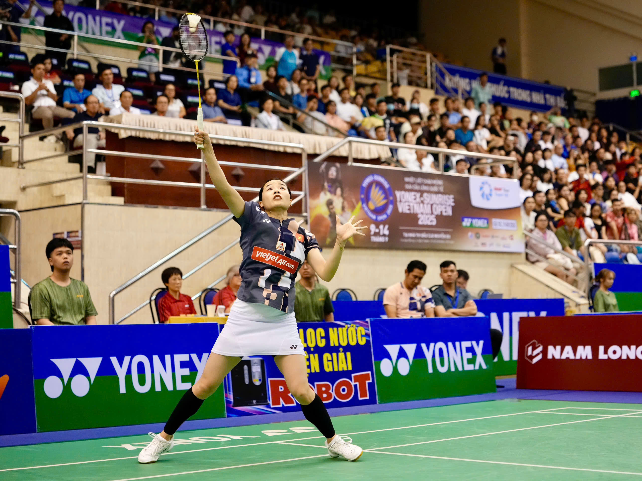 वियतनाम ओपन बैडमिंटन फाइनल का सीधा प्रसारण देखने के लिए लिंक: थुई लिन्ह बनाम कै यानयान - फोटो 1. Link xem trực tiếp chung kết cầu lông Việt Nam mở rộng: Thùy Linh đấu Cai Yanyan- Ảnh 1.