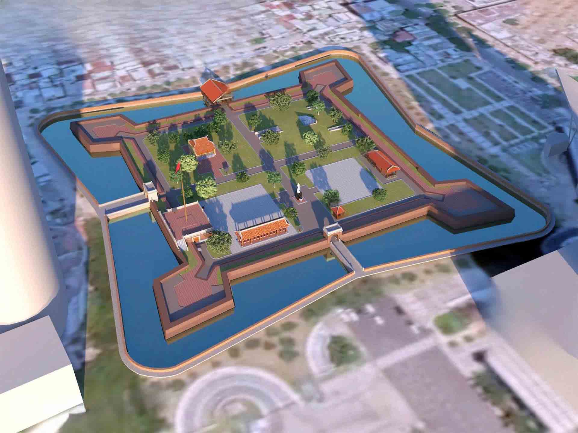 Hé lộ diện mạo thành Điện Hải sau cuộc tu bổ lịch sử - Ảnh 1.