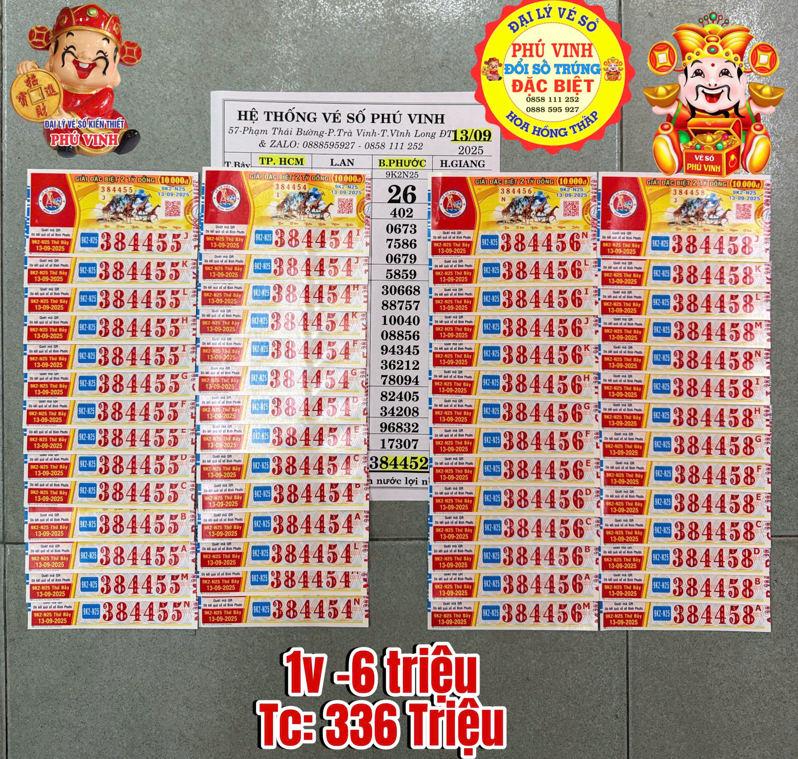 Đại lý đổi thưởng hàng loạt tờ trúng độc đắc xổ số miền Nam, khách mừng rỡ - Ảnh 3.