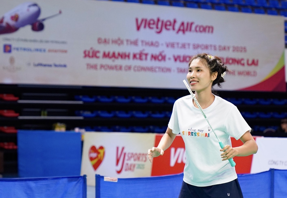 Khoảnh khắc đáng nhớ của các ‘chiến binh bầu trời’ tại Vietjet Sports Day 2025 - Ảnh 10.