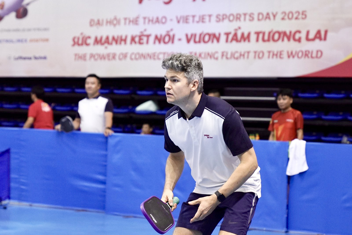 Khoảnh khắc đáng nhớ của các ‘chiến binh bầu trời’ tại Vietjet Sports Day 2025 - Ảnh 14.