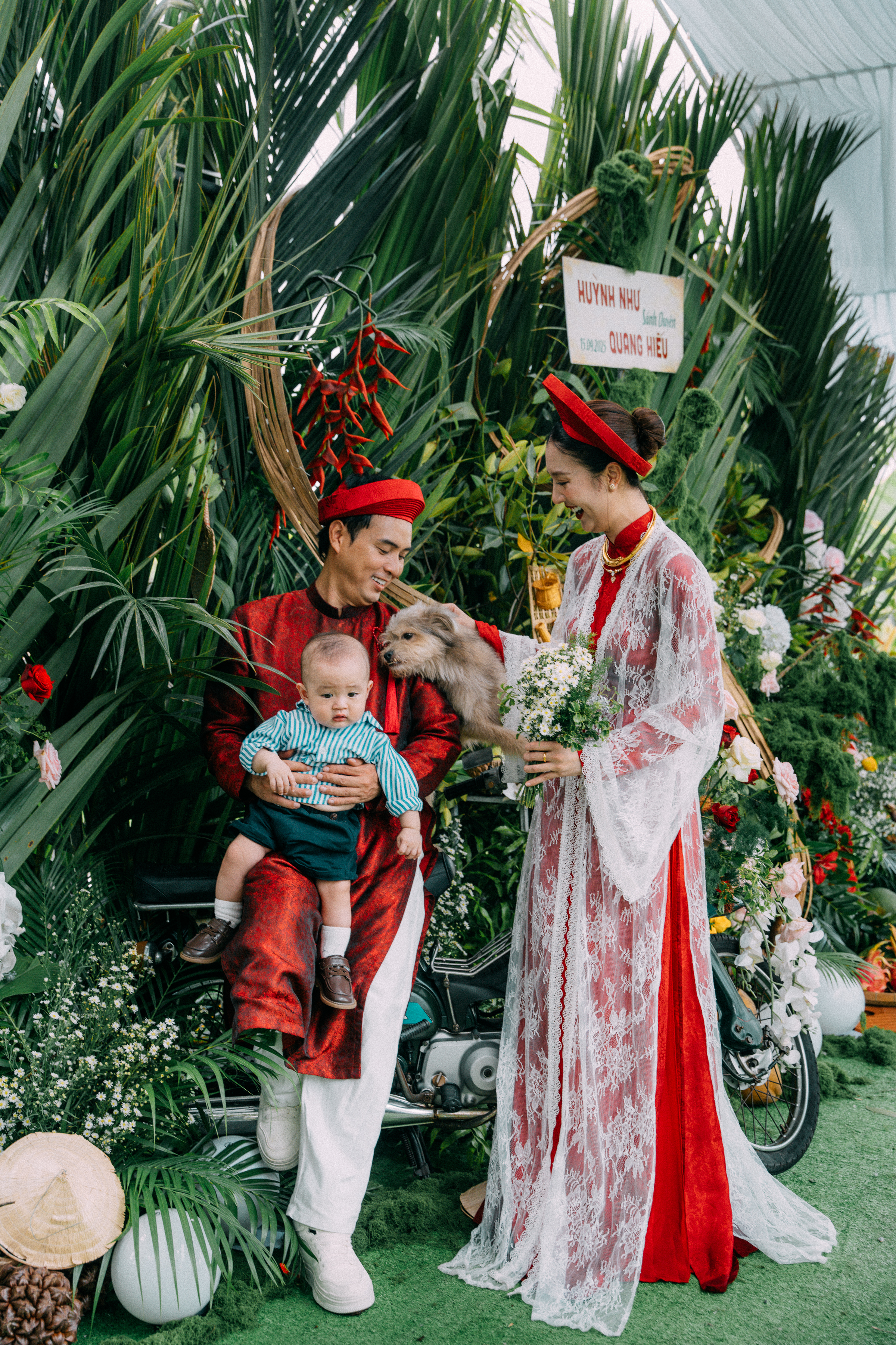 Lễ vu quy phong cách miệt vườn của Hồ Quang Hiếu và vợ người mẫu - Ảnh 3.