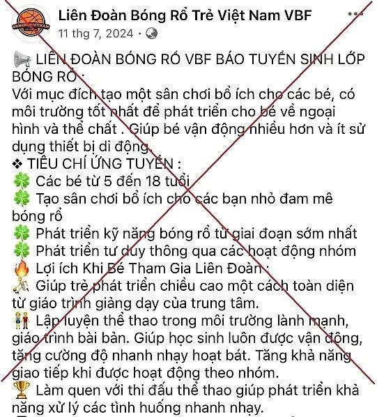 'Sập bẫy' lừa đảo tuyển sinh bóng rổ online, phụ huynh mất trắng hơn 100 triệu  - Ảnh 1.