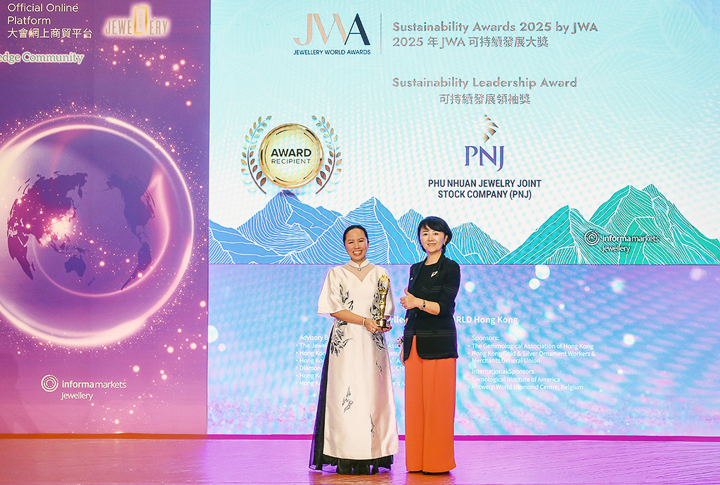 PNJ đạt giải thưởng JWA về phát triển bền vững - Ảnh 1.