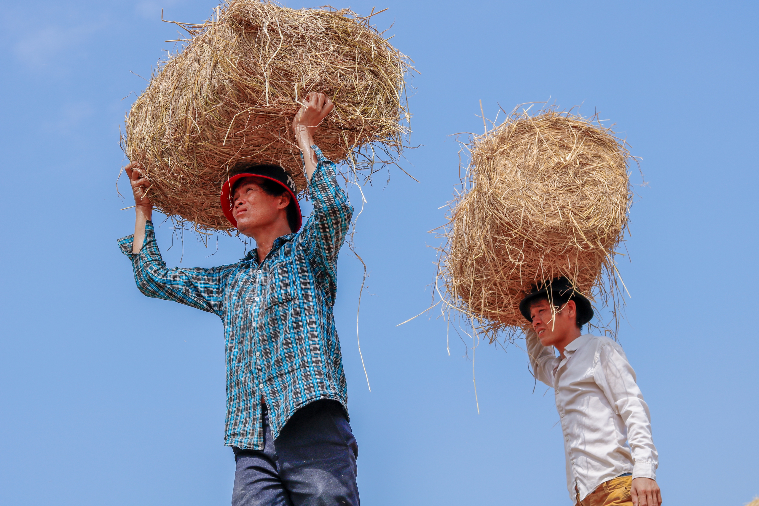 Những ng&ocirc;i chợ độc nhất miền T&acirc;y: Chợ rơm Ba Lai, nơi r&aacute;c ruộng h&oacute;a 'v&agrave;ng'   - Ảnh 8.