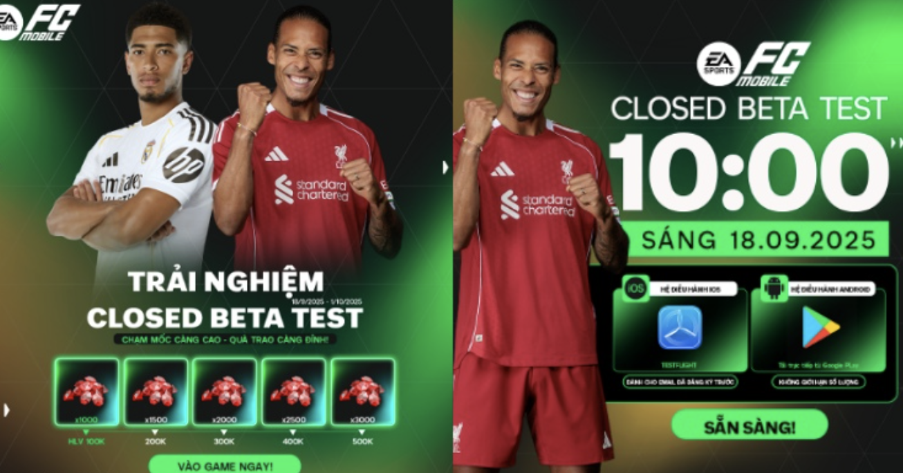 EA SPORTS FC Mobile chính thức mở Closed Beta Test tại Việt Nam- Ảnh 1.