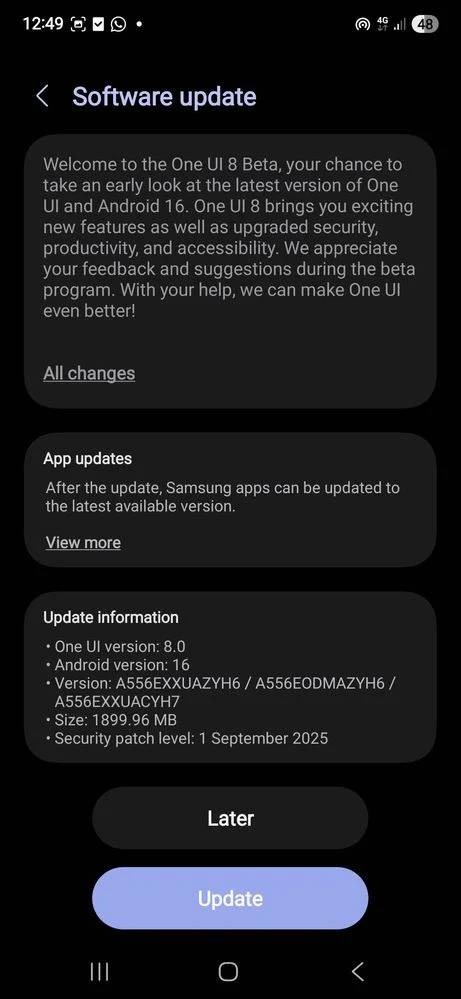 Loạt điện thoại Galaxy A và S23 'đón' bản cập nhật One UI 8 beta - Ảnh 2.