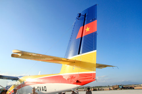 Điểm đặc biệt của thủy phi cơ DHC-6 tham gia diễu binh trên biển - Ảnh 3.