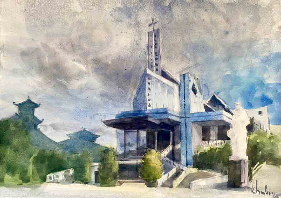 Vì sao nhà thờ Tắc Sậy luôn tấp nập khách hành hương? - Ảnh 1.