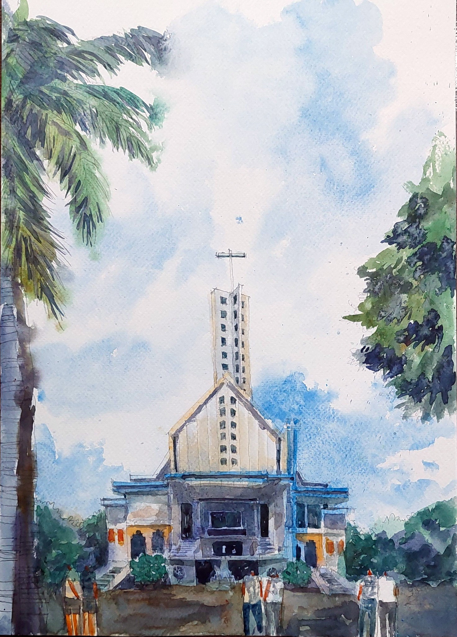 ហេតុអ្វីបានជាវិហារ Tac Say តែងតែមានអ្នកធ្វើធម្មយាត្រា? - រូបថត ៧. Vì sao nhà thờ Tắc Sậy luôn tấp nập khách hành hương? - Ảnh 7.