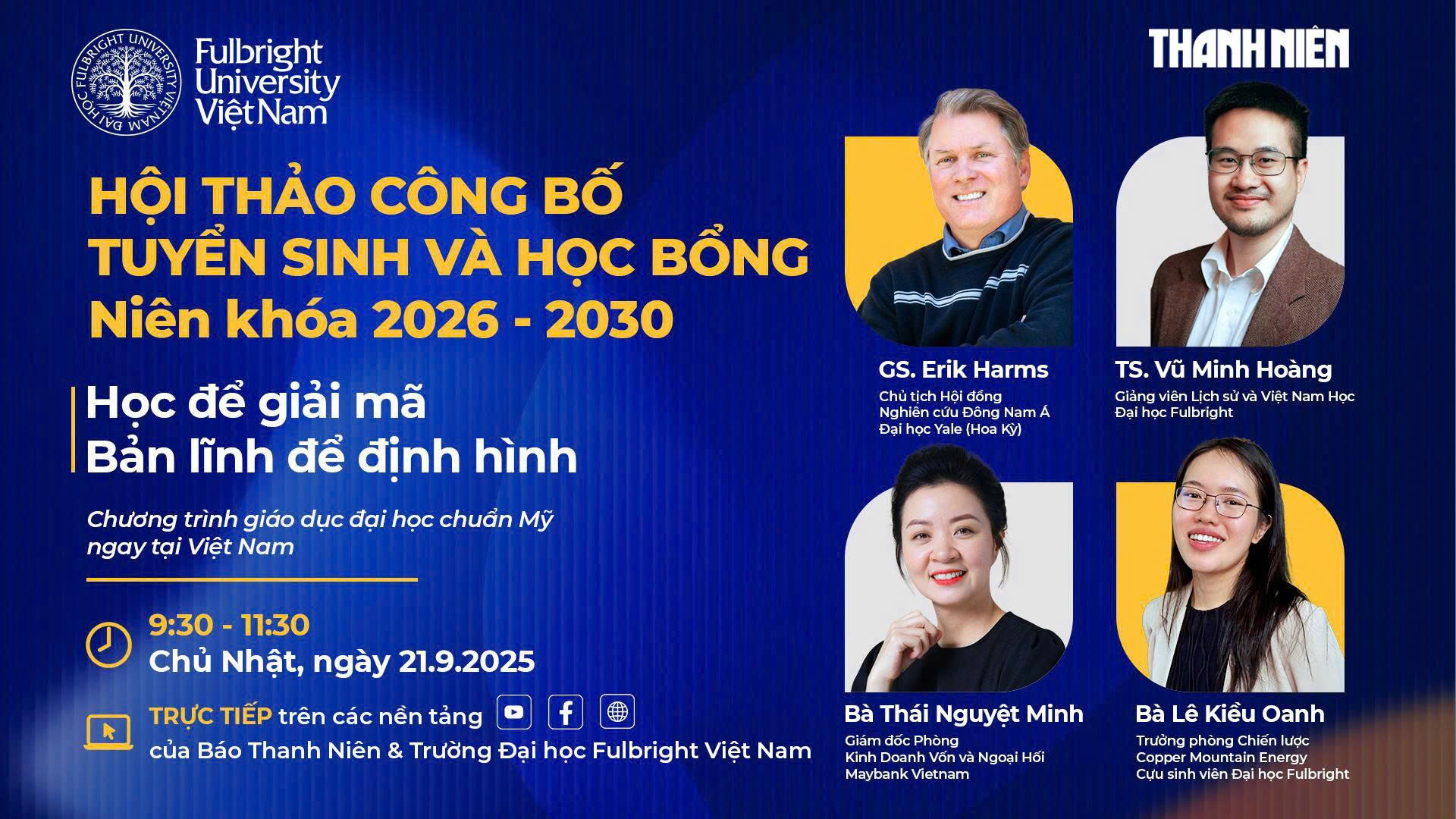 Hội thảo công bố tuyển sinh và học bổng…