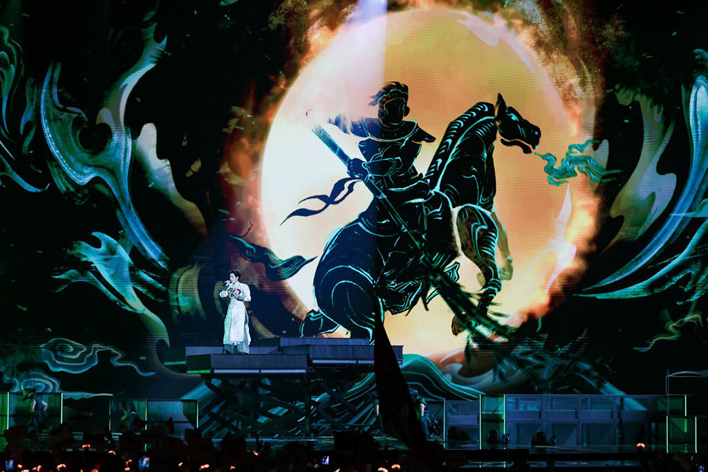 នៅពេលដែល Saint Giong ជិះសេះរបស់គាត់ចេញទៅកាន់ពិភពលោក - រូបថត ១. Khi Thánh Gióng cưỡi ngựa ra thế giới- Ảnh 1.