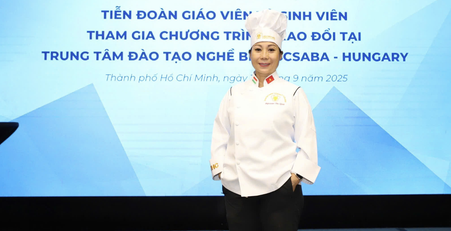 Nữ bếp trưởng U60 trở lại giảng đường học nghề, chớp cơ hội sang Hungary học tập - Ảnh 1.