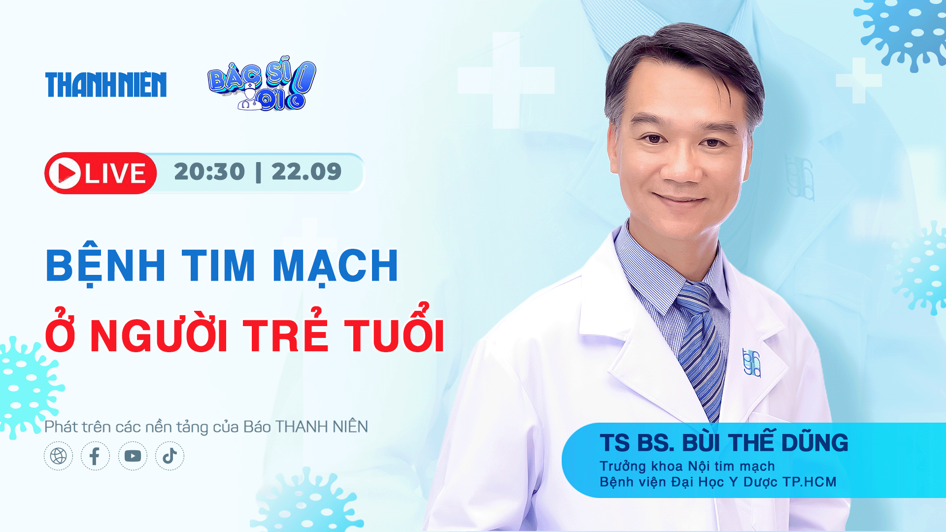 Bác sĩ ơi: Bệnh tim mạch ở người trẻ tu…