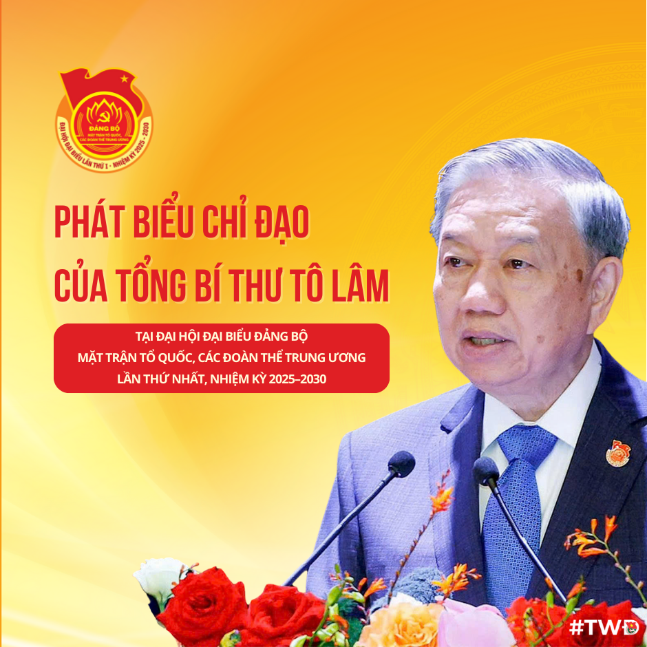 Chỉ đạo của Tổng Bí thư Tô Lâm tại Đại hội đại biểu MTTQ,các đoàn thể T.Ư - Ảnh 1.