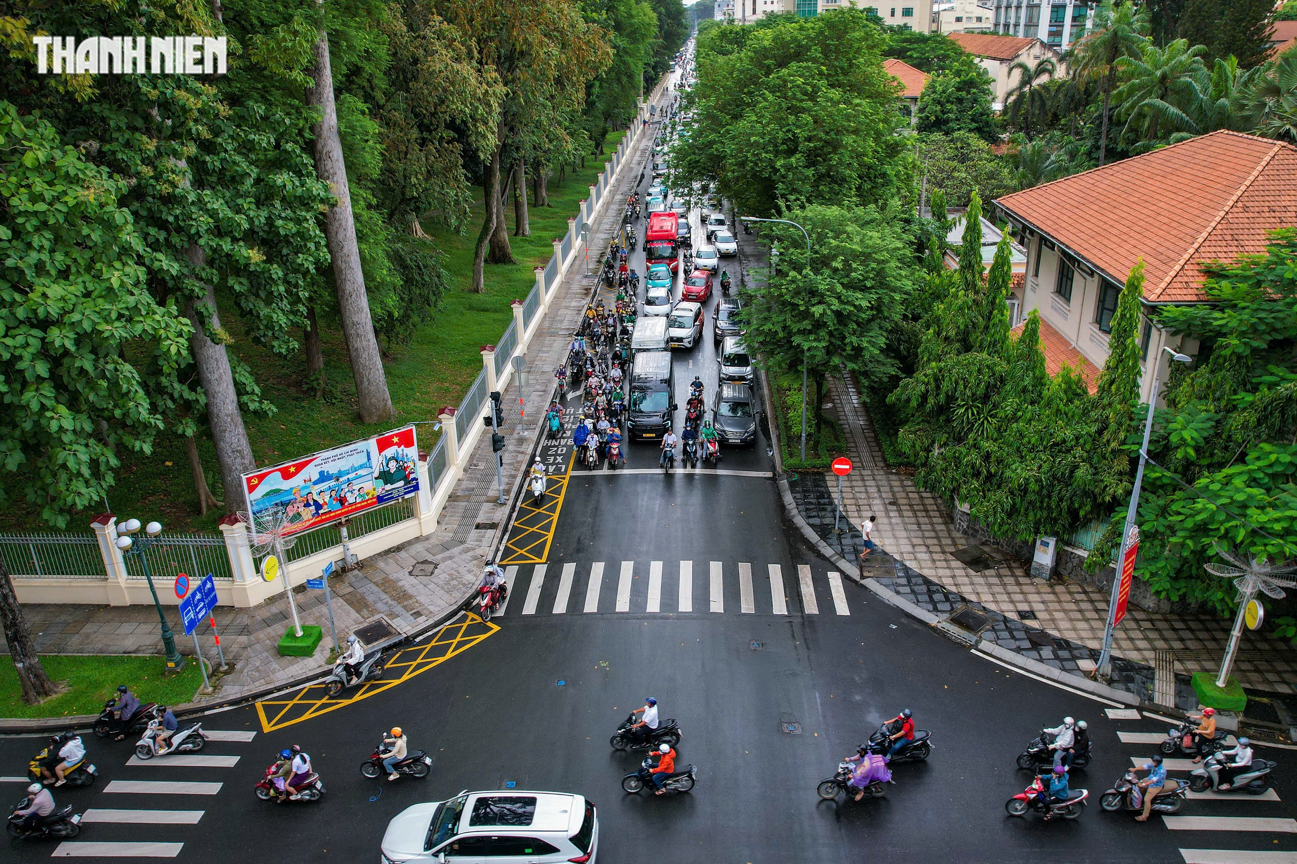 Bất ngờ thay đổi ở giao lộ kẻ vạch mắt võng TP.HCM - Ảnh 9.