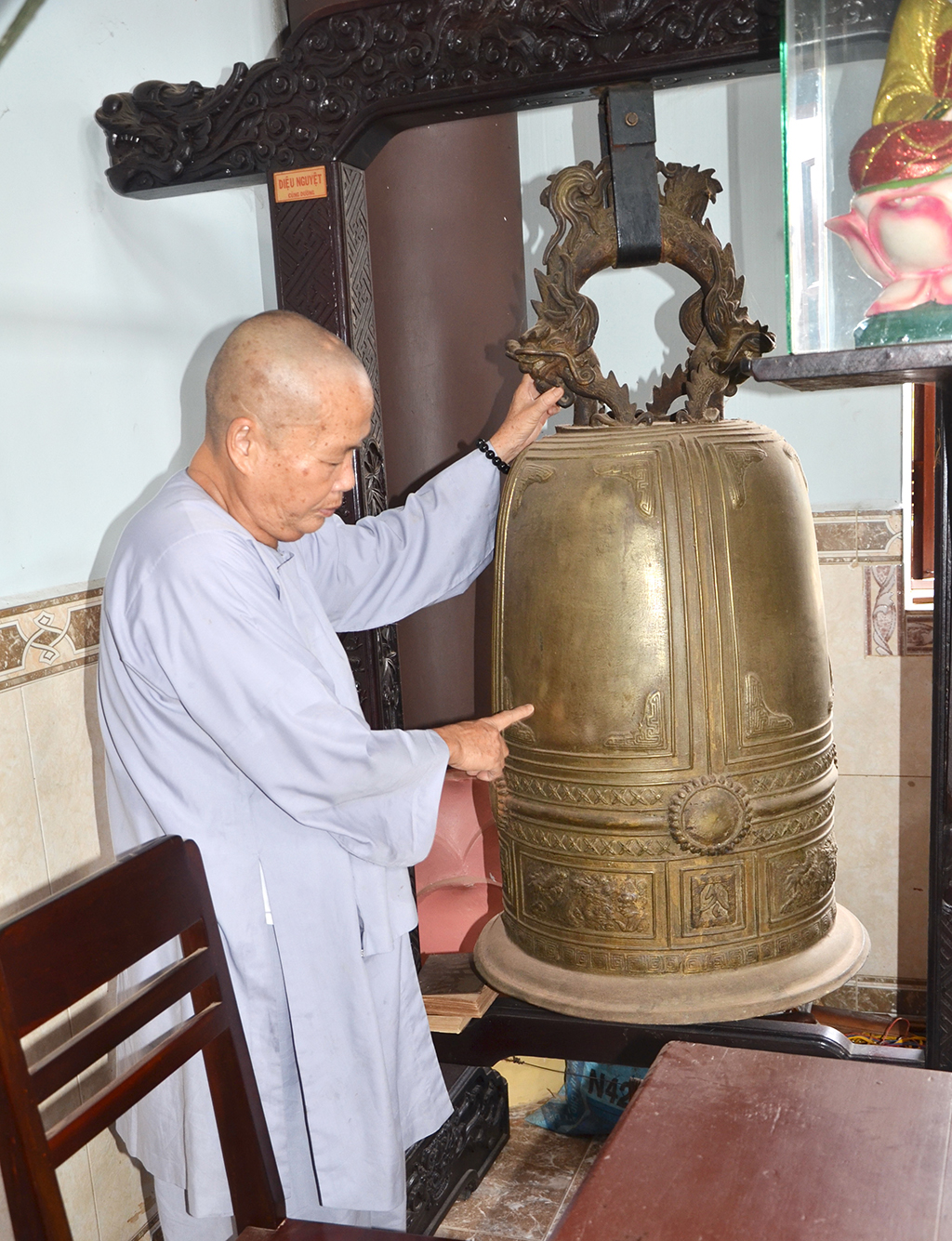 Ha Tien Thap Canh៖ ប្រាសាទបុរាណនៅវត្ត Tam Bao - រូបថត ១. Hà Tiên thập cảnh: Di tích thành xưa ở chùa Tam Bảo- Ảnh 1.