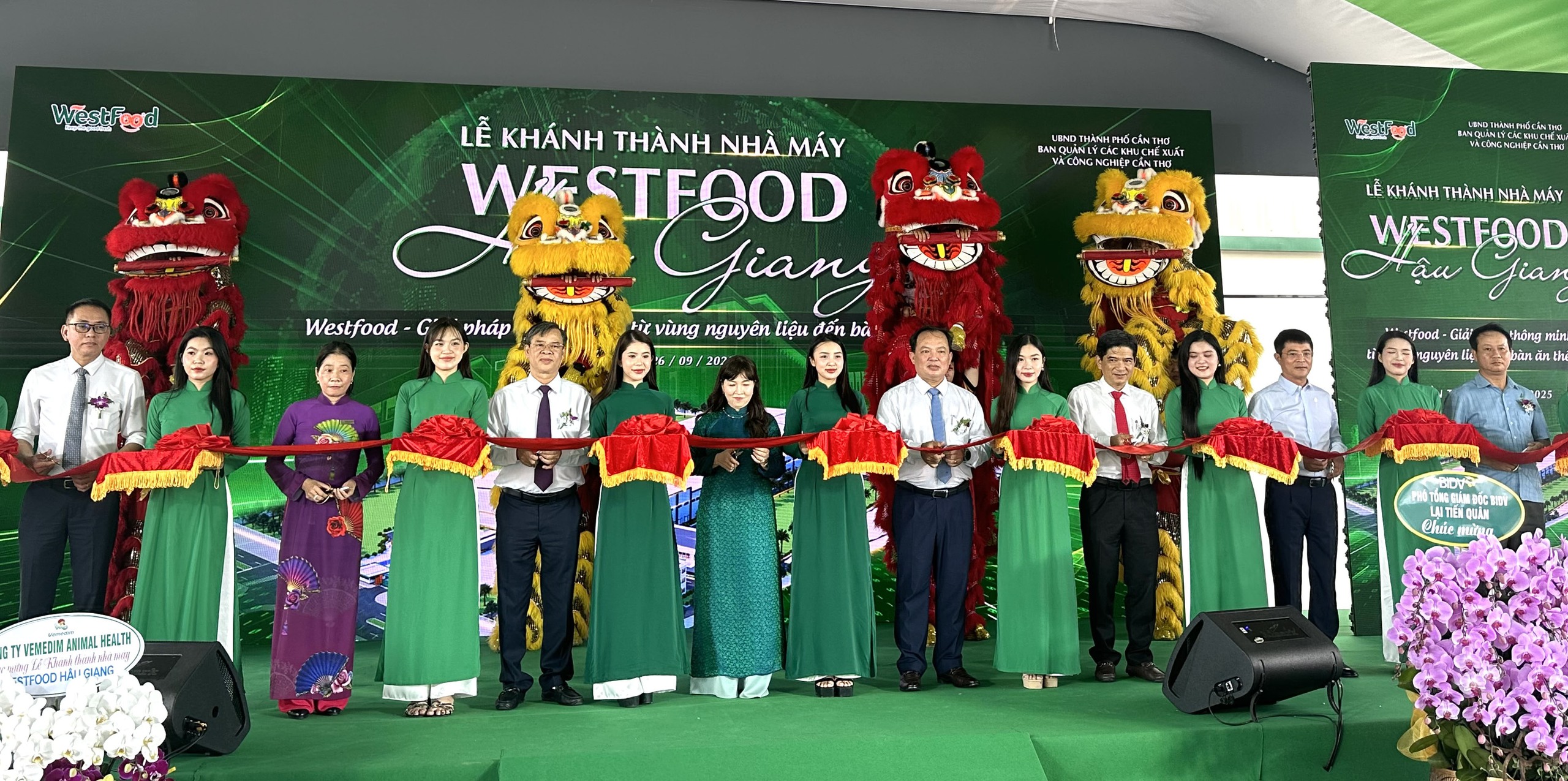 Khánh thành Nhà máy WestFood Hậu Giang quy mô lớn - Ảnh 1.