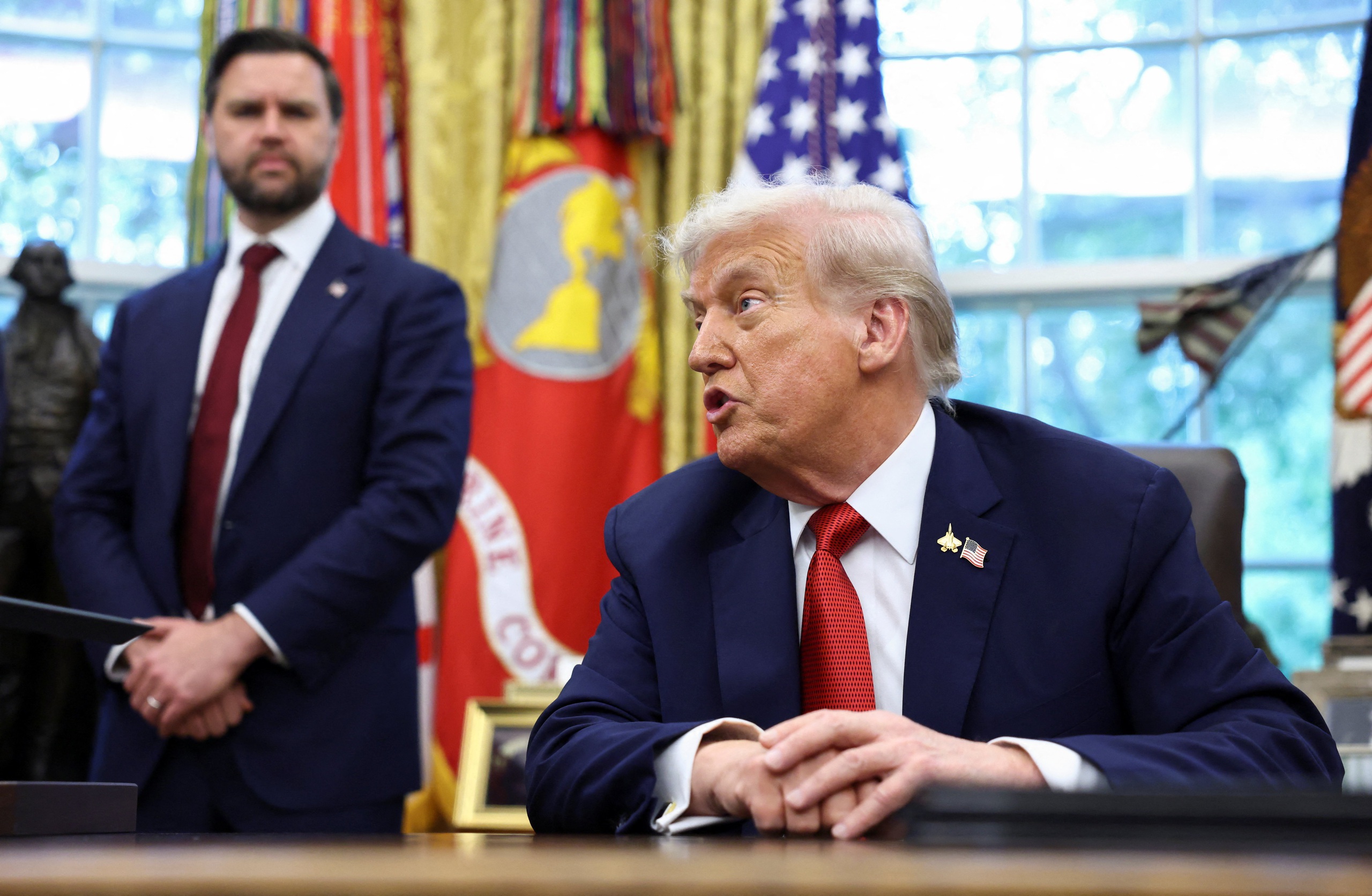 Tổng thống Trump tuyên bố sẽ không để Israel sáp nhập Bờ Tây- Ảnh 1.