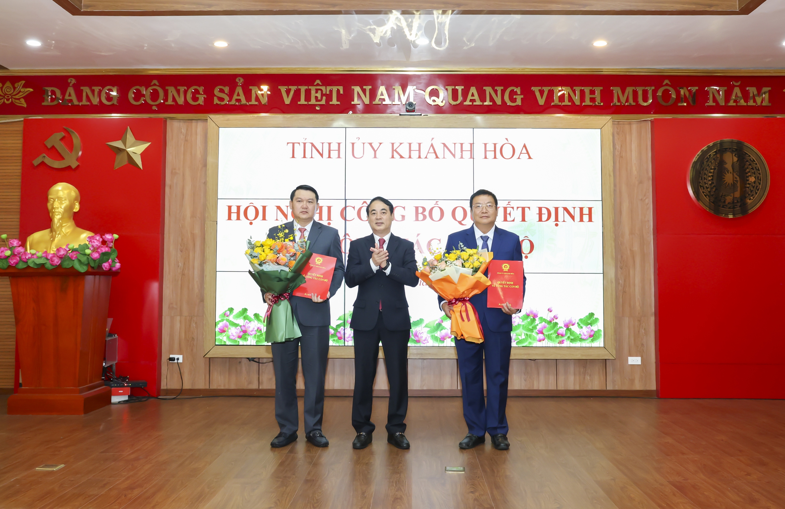 Khánh Hòa bổ nhiệm Trưởng ban Tổ chức và Trưởng ban Tuyên giáo Tỉnh ủy - Ảnh 1.
